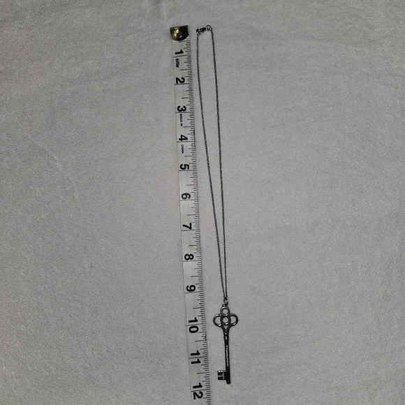 Tiffany & Co. Crown Key Silver Necklace - Picture 5 of 8